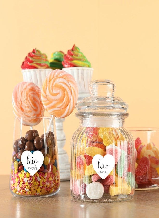 BLSUREFYX 240 Set His Her Favorite Stickers with 4x6in Self Sealing Bags His Favorite Her Favorite Wedding Welcome Bag Set for Engagement Bridal Shower Wedding Guest Treat Candy Stuffer Cookie Packaging - Image 5